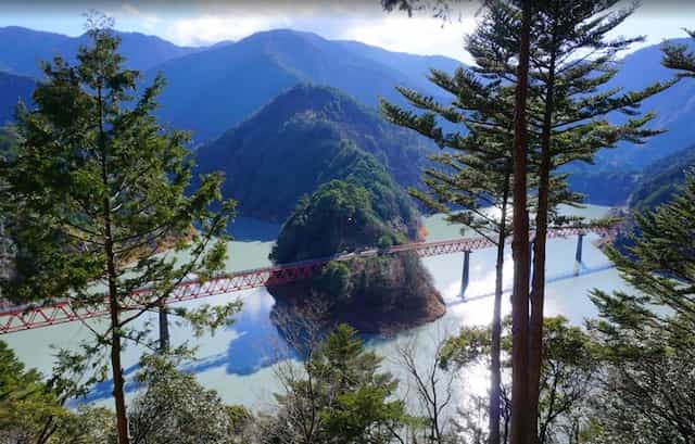 Japan motorcycle tours ninjatours shizuoka tokyo lake and bridge