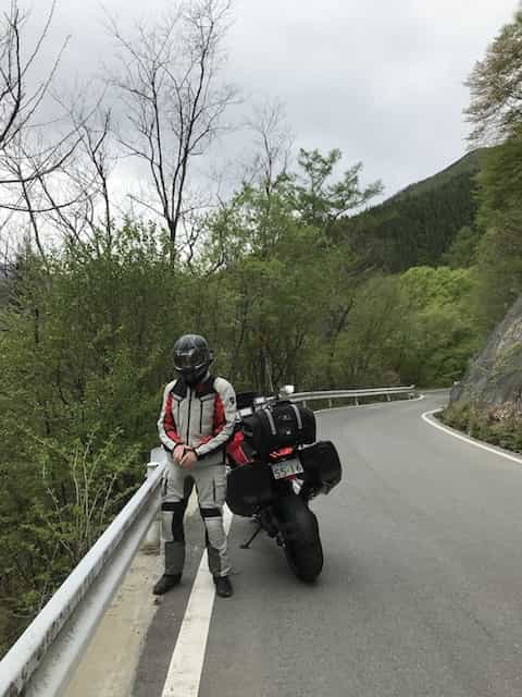 japan motorcycle tour ninjatours fuji takayama curvy mountain road