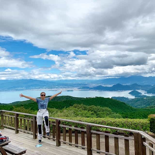 Japan motorcycle tour ninjatours tokyo nishi izu pacific ocean view