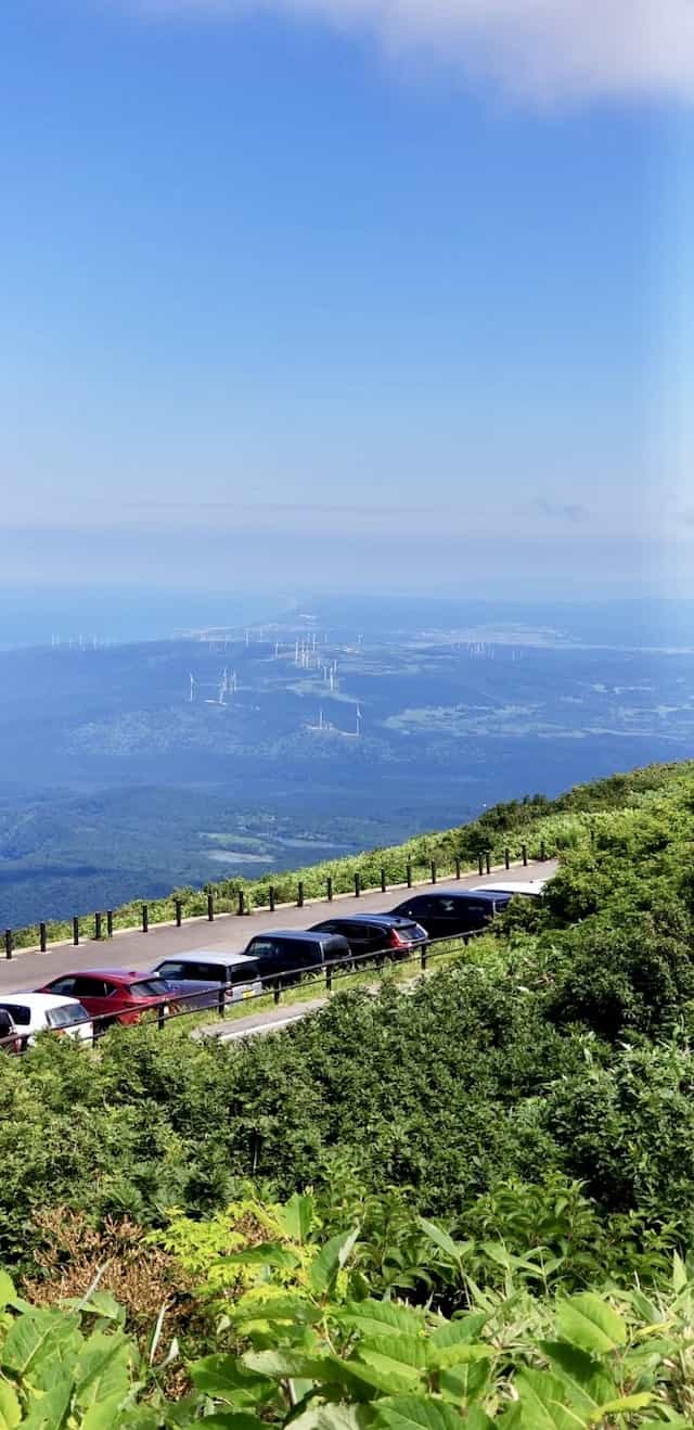 Japan motorcycle touring ninjatours choukai mountain view