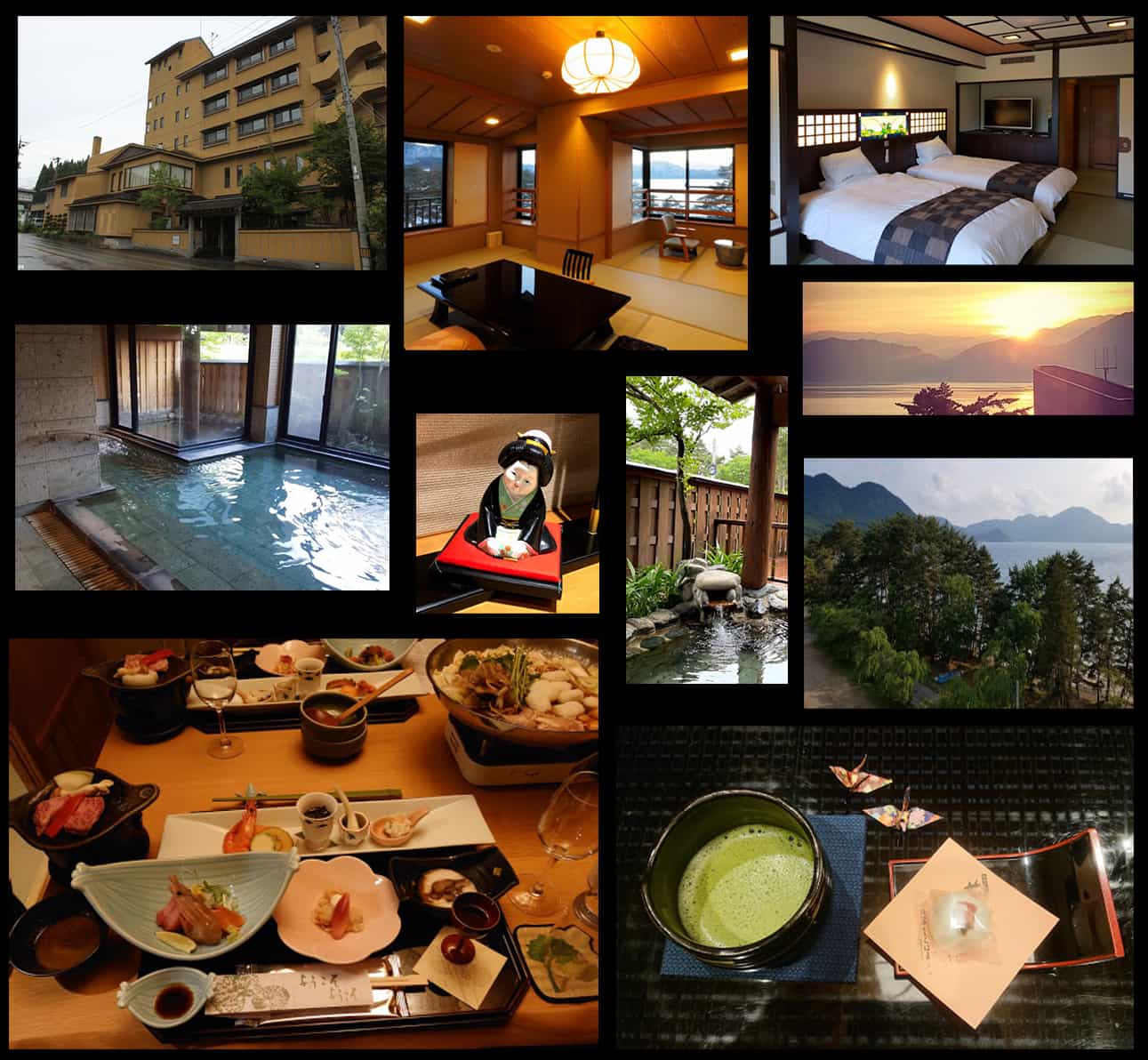 Japan motorcycle touring ninjatours lake tazawa ryokan onsen