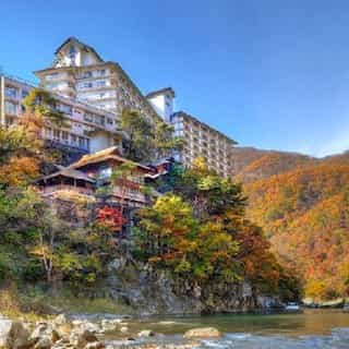 japan motorcycle tour ninjatours Nikko Bandai hotel on cliffs