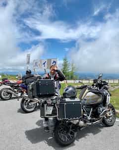 Japan motorcycle tours ninjatours matsumoto tokyo parking area 