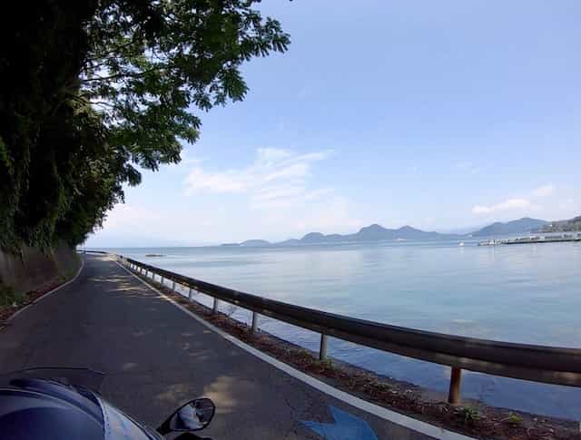 japan motorcycle tour ninjatours nishi izu mt fuji lakeside view
