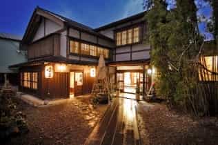 Japan motorcycle tour ninjatours nikko lake hibara ryokan outside view