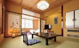 japan motorycle tours ninjatours lake hibara matsunoyama ryokan bedrrom traditional