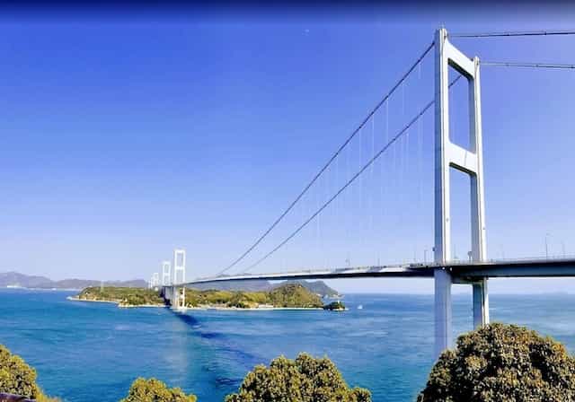 Japan motorcycle tour ninjatours Hiroshima dogo onsen setanaikai bridge