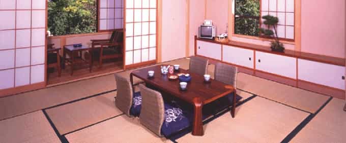 Japan motorcycle tours ninjatours tokyo kawamata ryokan traditional bedroom