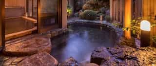 Japan motorcycle tour ninjatours Maizuru ryokan onsen hot springs bath