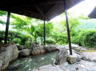 Japan motorcycle tour ninjatours arima onsen kagawa ryokan hot springs bath