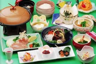 Japan motorcycle tour ninjatours ashizukuri kochi ryokan kaiseki ryori dinner