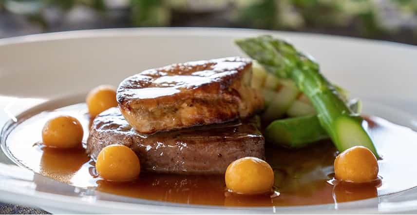 Mt Fuji deluxe accommodations ryokan hot springs french dinner entree
