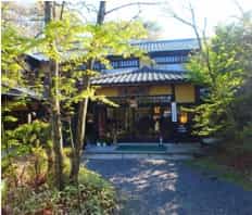 Japan motorcycle tour ninjatours kyushu ryokan outside view