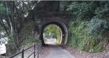 Japan motorcycle tours ninjatours Kasadoshima mountain road with tunnel