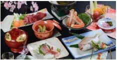 Japan motorcyle tour ninjatours tottori ryokan dinner kaiseki