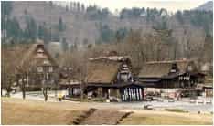 Japan motorcycle tours ninjatours Fukuji Onsen gassho houses 