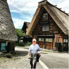 Japan motorcycle tours ninjatours Fukuji Onsen tour to takayama gassho house traditional straw thatched house