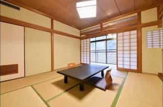 Japan motorcycle tour ninjatours Kyoto Japanese style bedroom ryokan