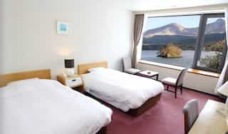 Japan motorcycle tour ninjatours matsunoyama onsen inawashiro ryokan bedroom view