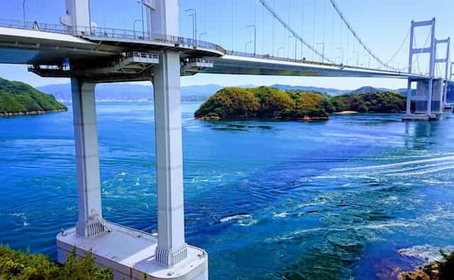 Japan motorcycle tour ninjatours Hiroshima dogo onsen setanaikai whirlpools