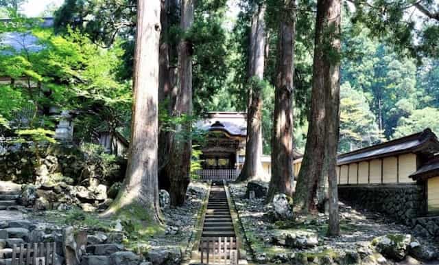 Japan motorcycle tours ninjatours Eihie temple