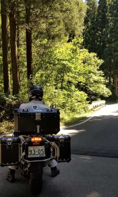 Japan motorcycle tour ninjatours yunohama lake tazawa forrest road