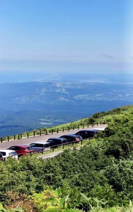 Japan motorcycle tour ninjatours yunohama lake tazawa mountain view