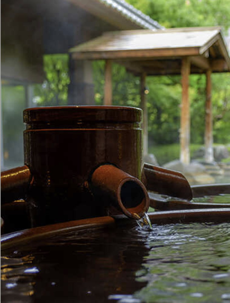 Japan motorcyle tour ninjatours onsen hot springs bath Izumo