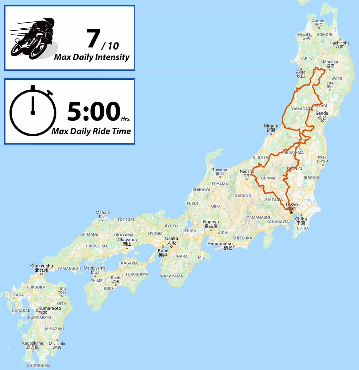 Japan motorcycle riding routes ninjatours romantic