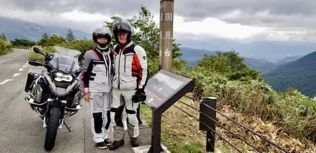 Japan motorcycle touring ninjatours mt azuma motorcycle mountain view