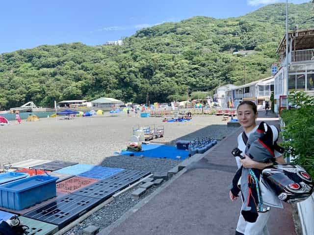 Japan motorcycle tour ninjatours tokyo nishi izu ryokan lake kawaguchi shoreside